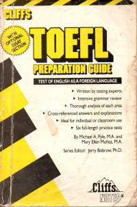Image of TOEFL Preparation Guide